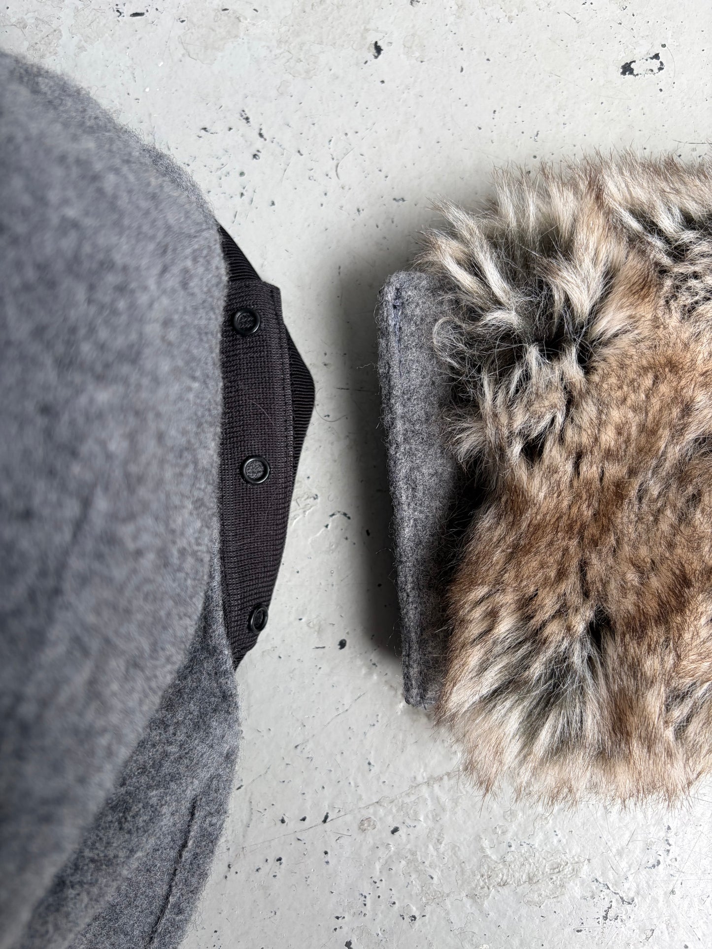 Yohji Yamamoto Y's Detachable Trapper Hat (OS)