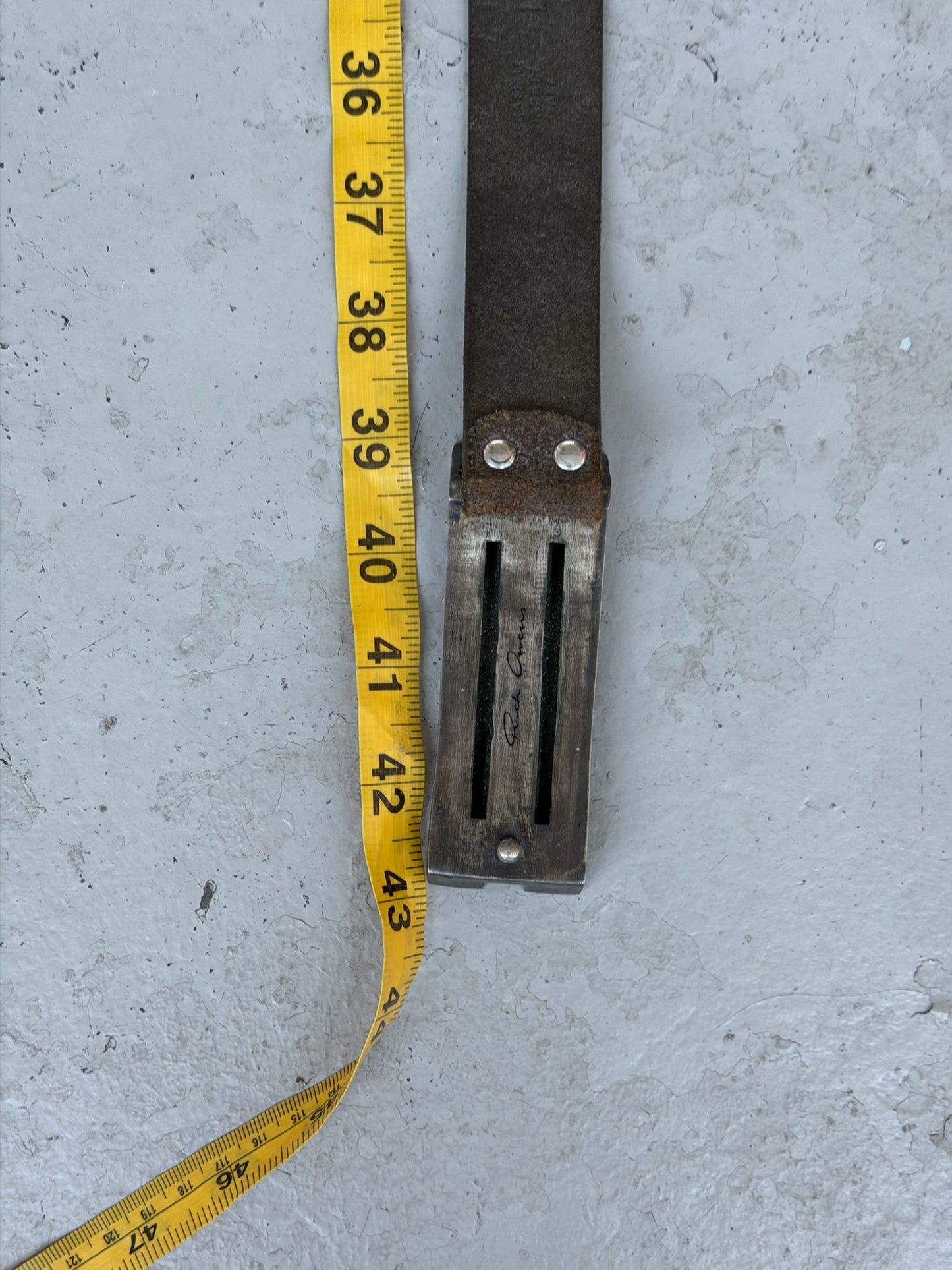 Rick Owens SS12 NASKA Leather Belt (OS)