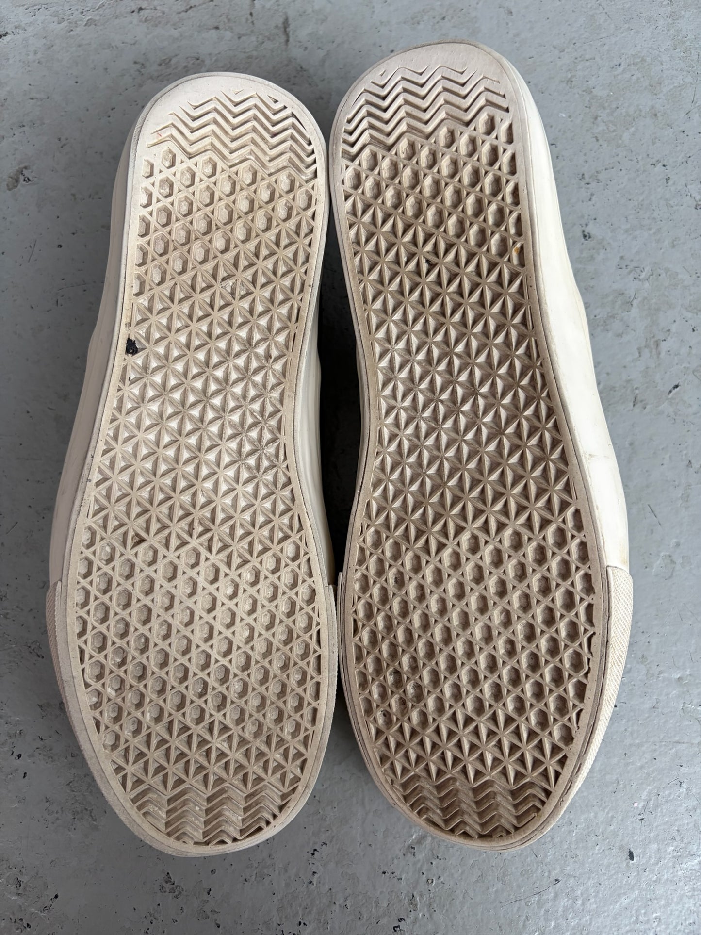 Junya Watanabe x Comme Des Garcons Leather Slip On Sneakers (XS)