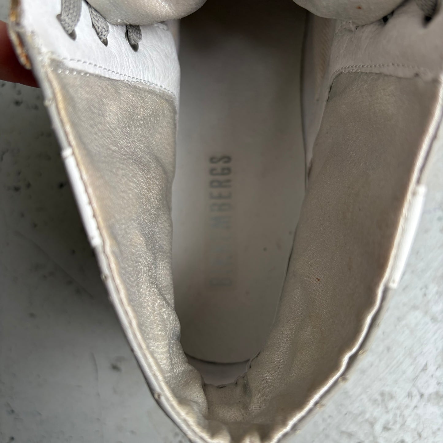 Dirk Bikkembergs Grey High Top Sneakers (44)