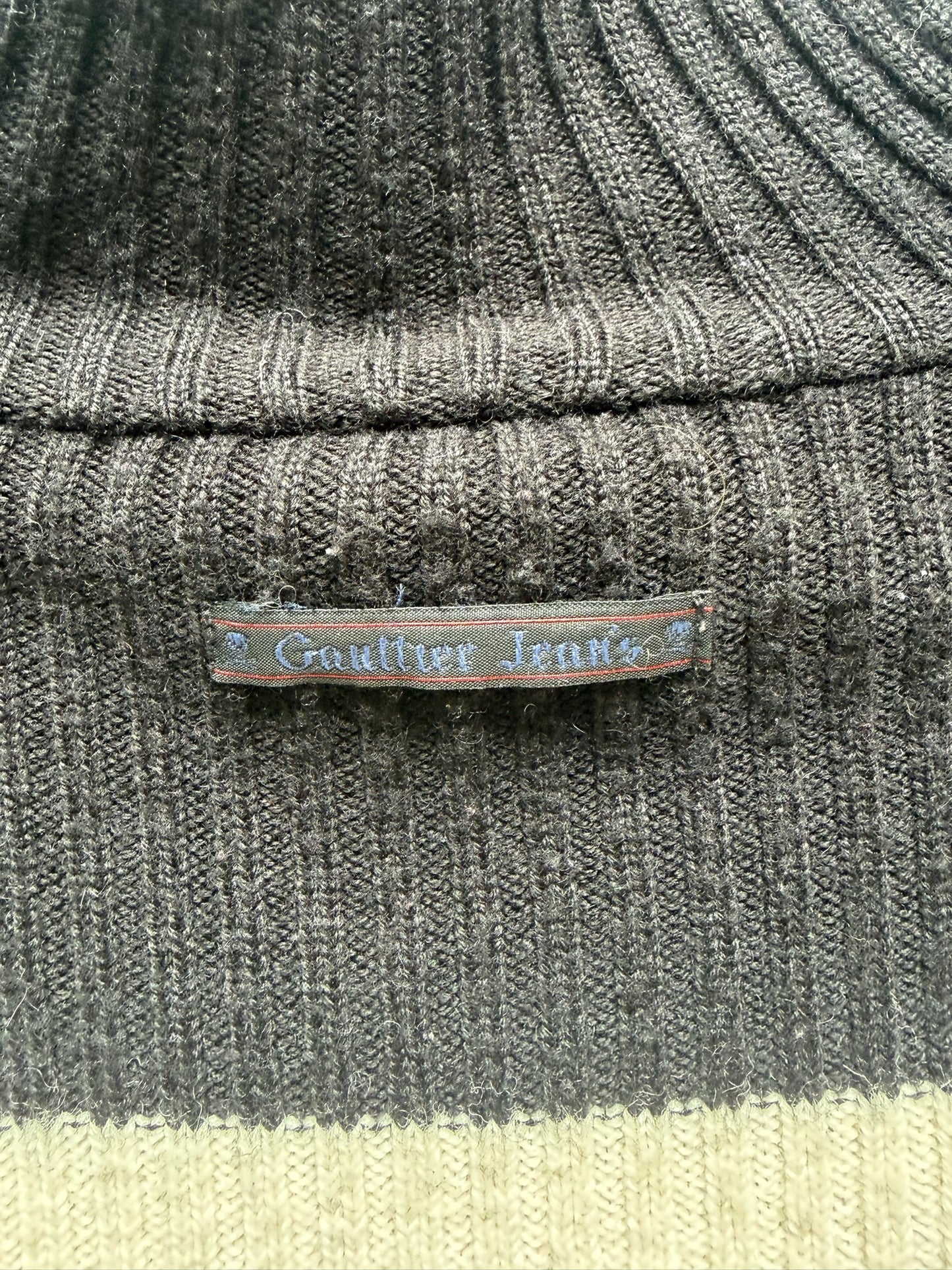 Jean Paul Gaultier Jeans Black & White Sweater (S)