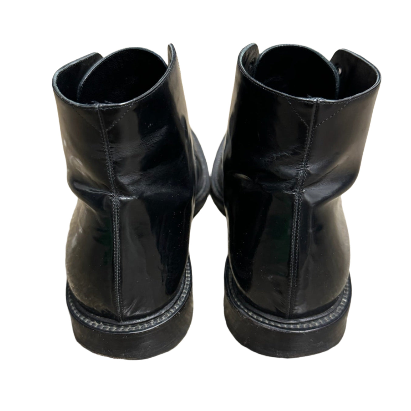 Saint Laurent Patent Leather Boots (11.5)