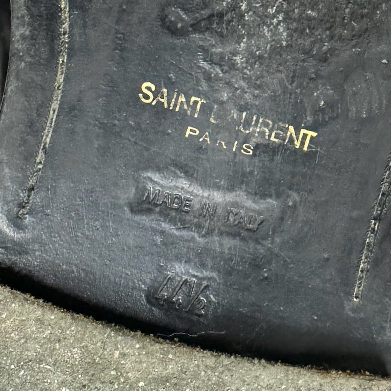 Saint Laurent Patent Leather Boots (11.5)