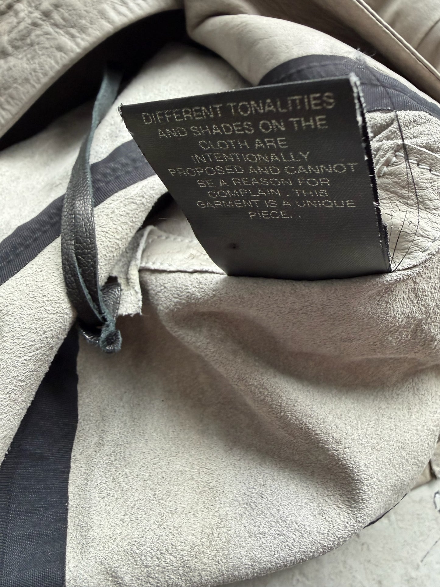Isaac Sellam Detendu Light Alu Leather Jacket (S)