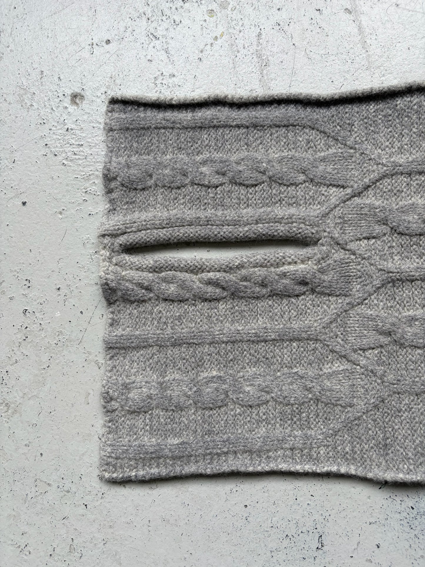 Comme Des Garcons x John Galliano 10 Corso Como Grey Scarf (OS)