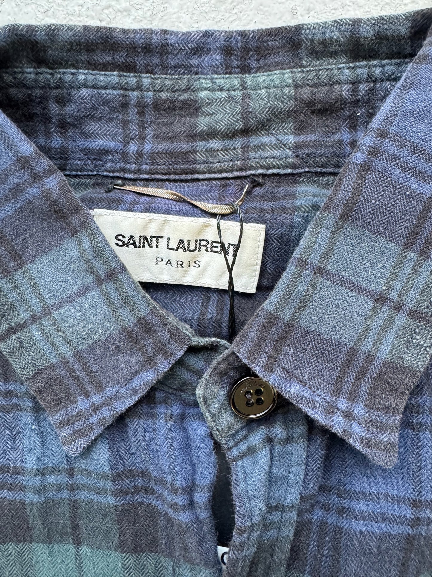 Saint Laurent Paris Bleached Flannel (M)