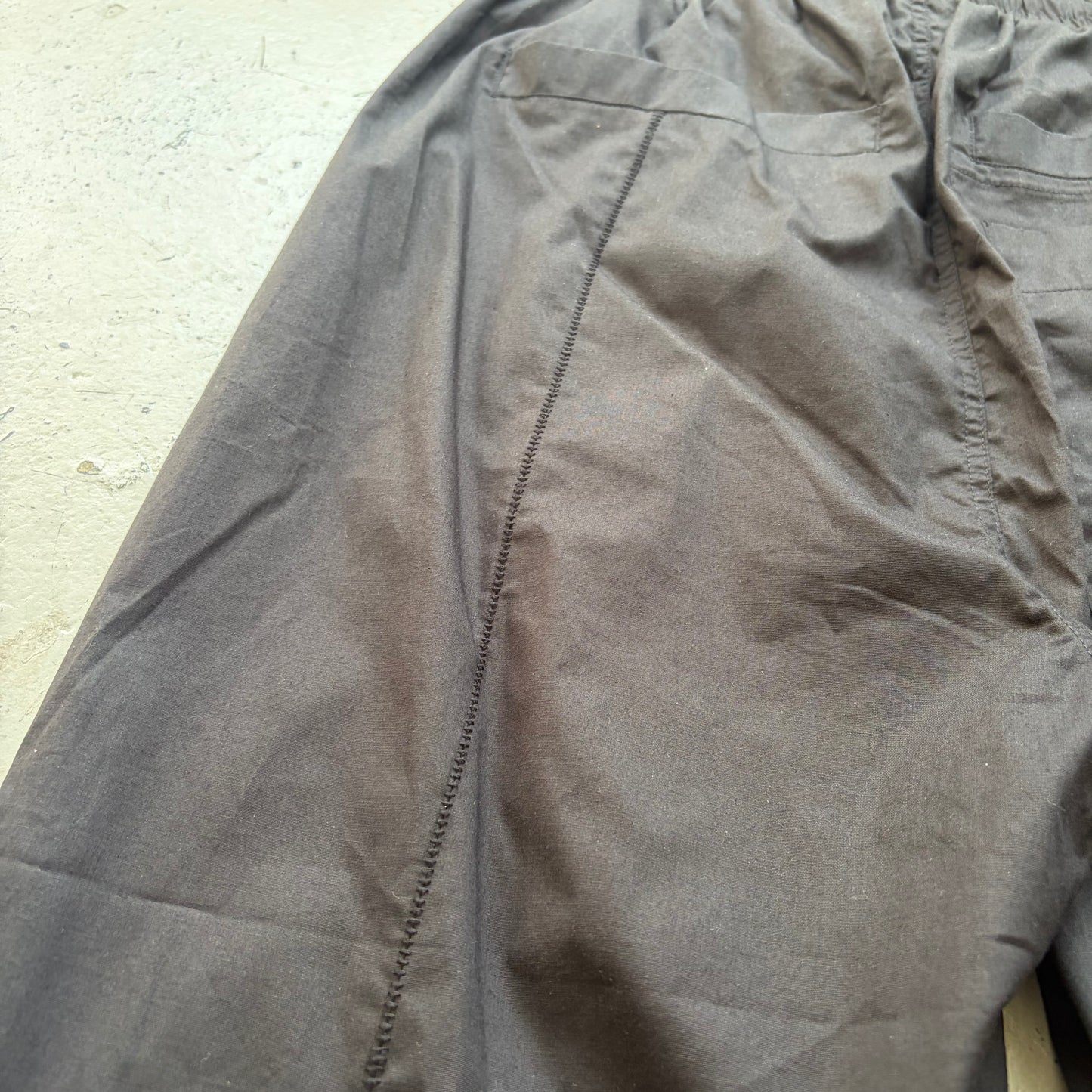 Thom Krom Black Cotton Bottoms (L)