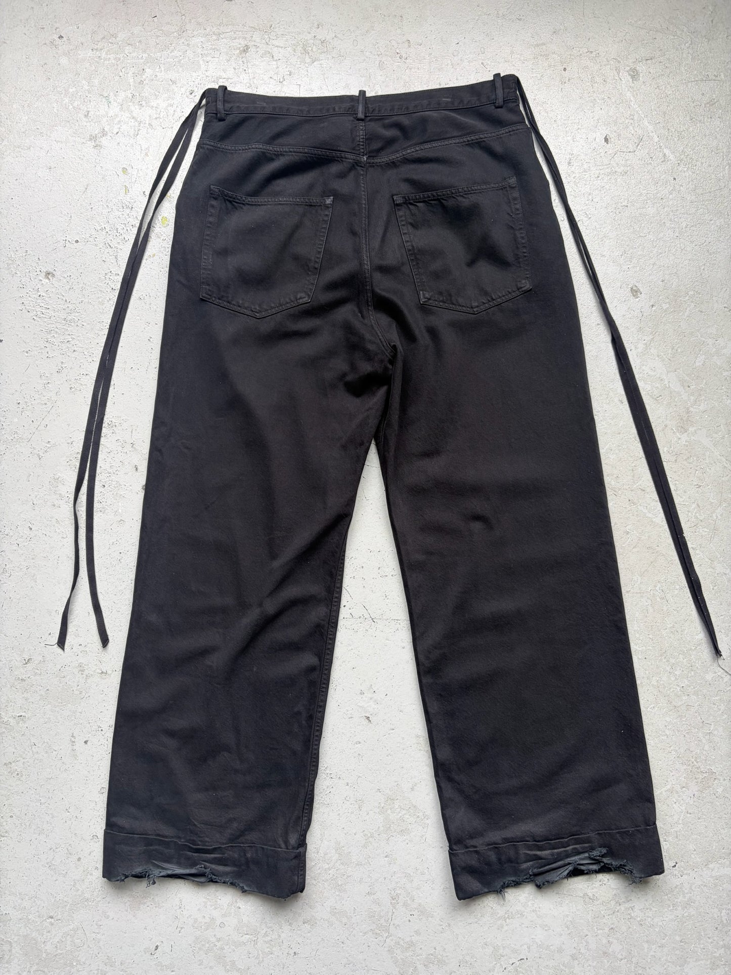 Ann Demeulemeester Wide Leg Denim (52)