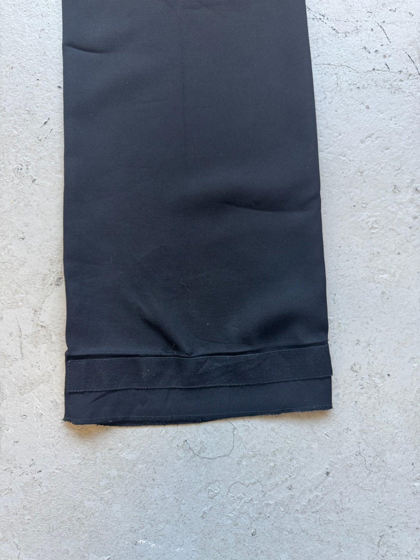 Maison Margiela Black Adjustable Trousers (40)