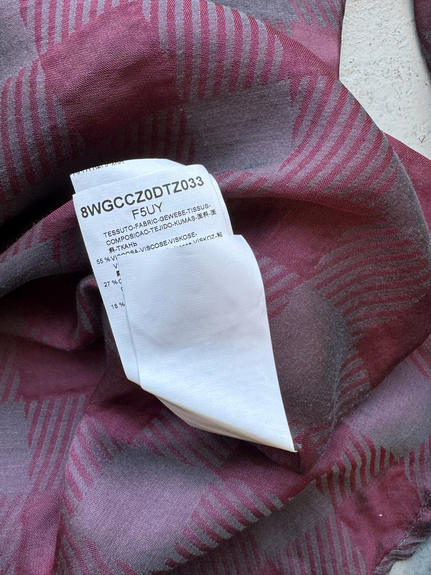 Giorgio Armani Red Plaid Silk Shirt (39)