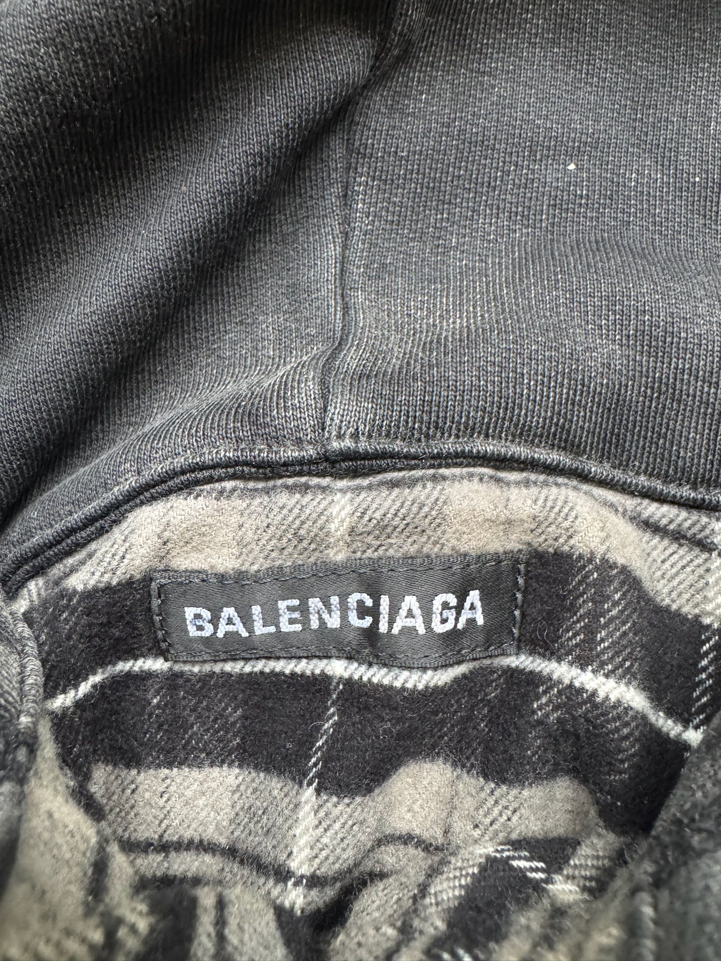 Balenciaga Denim Flannel Jacket (37)