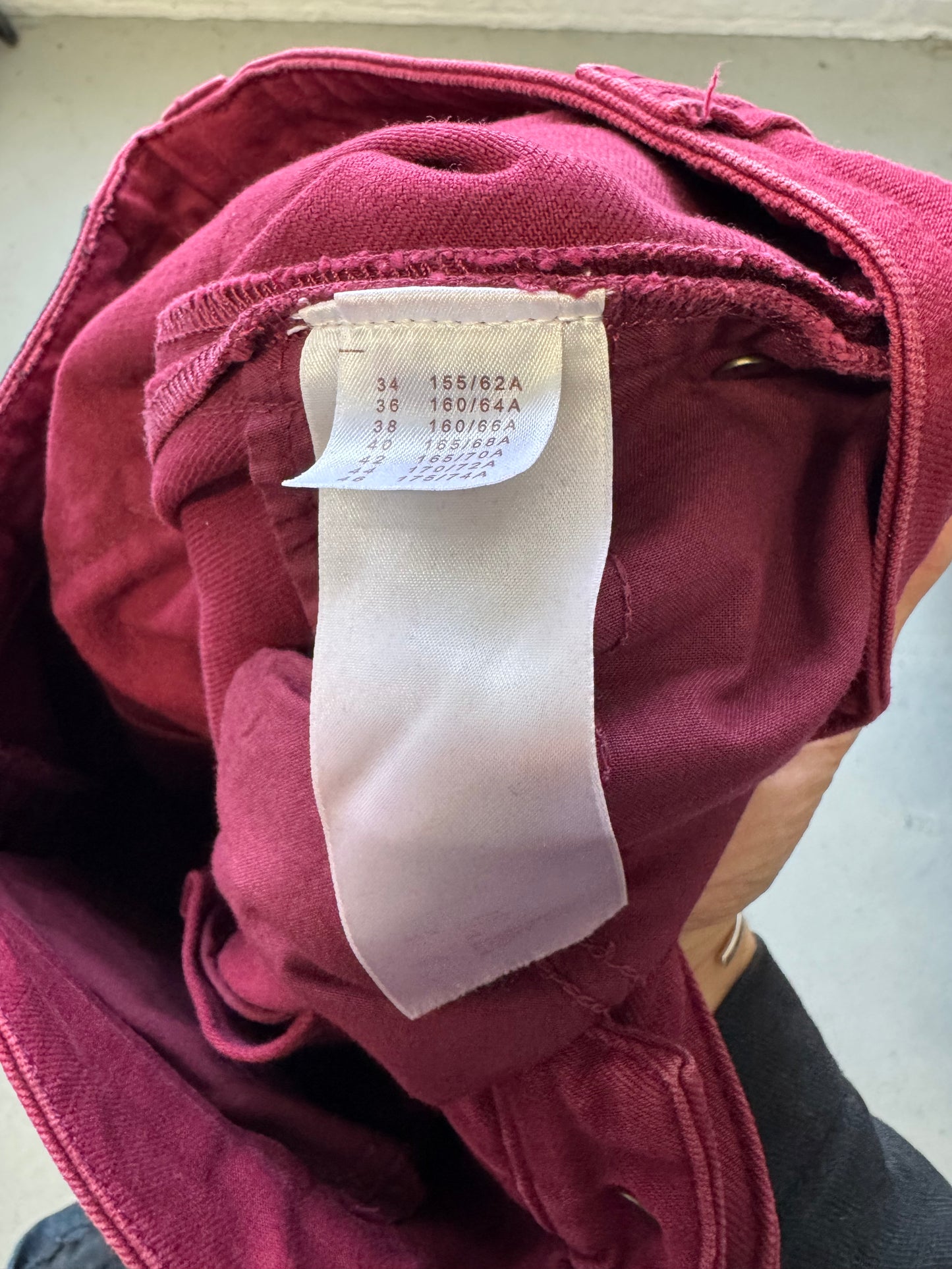 Louis Vuitton Maroon Denim (40)