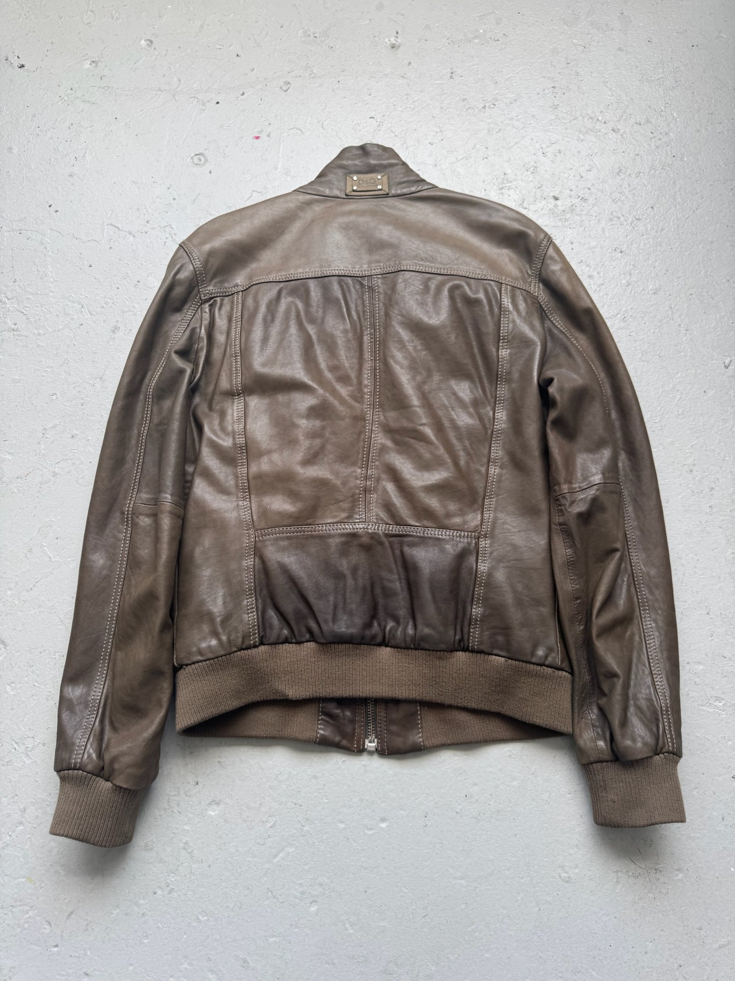 Dolce & Gabbana AW08 Cargo Leather Jacket (52)