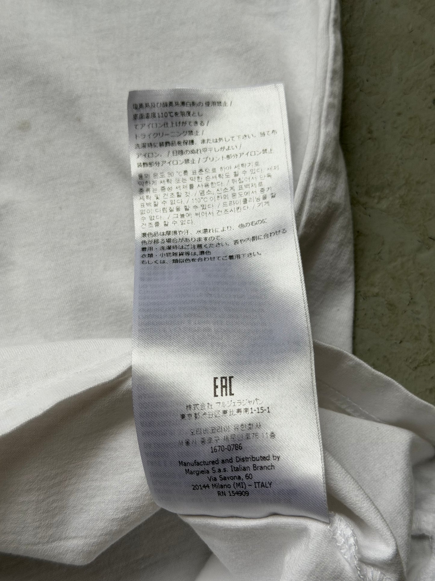Maison Margiela Numbers Short Sleeve Shirt (XL)