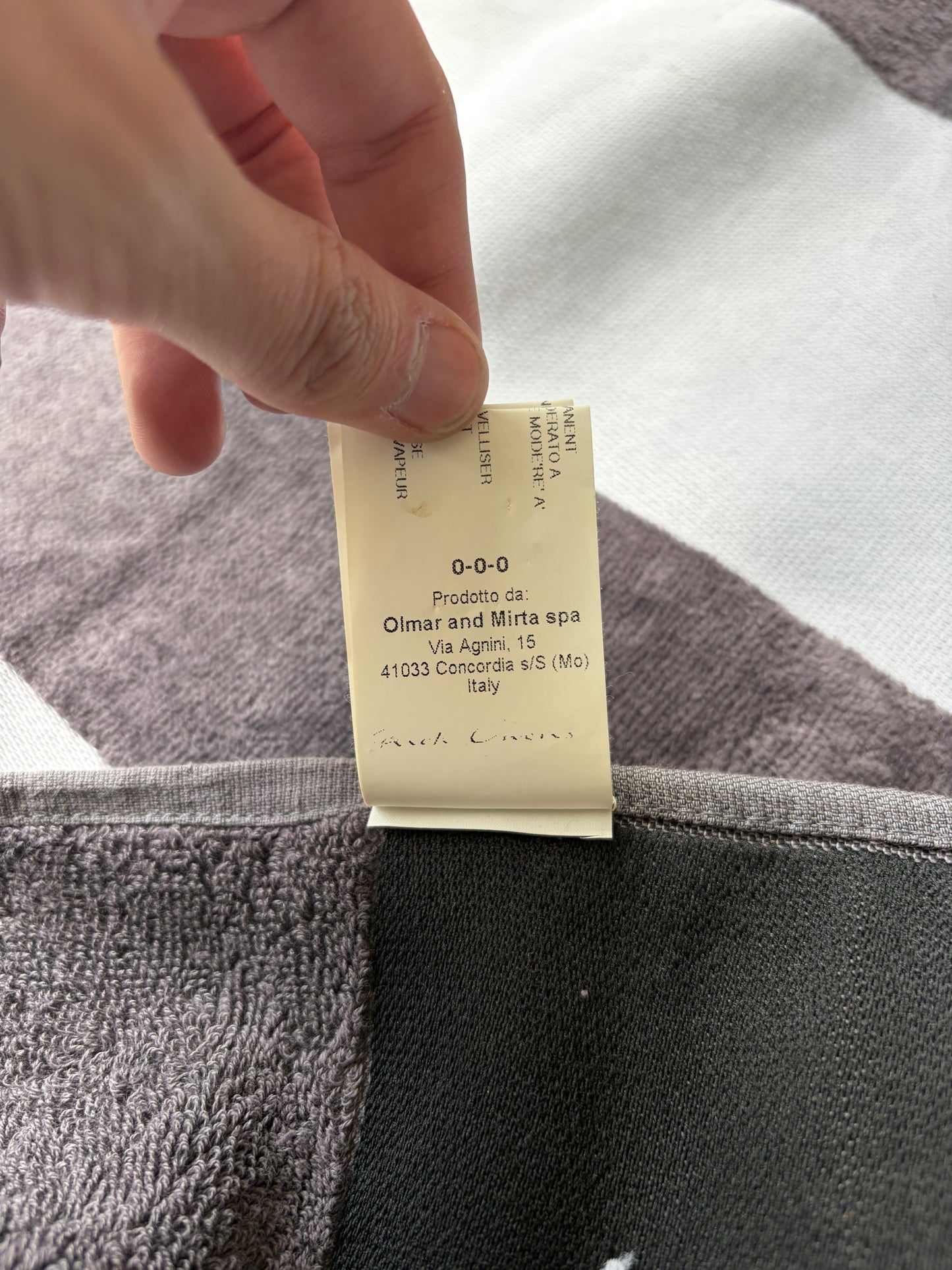 Rick Owens SS14 VICIOUS Beach Towel (UNI)