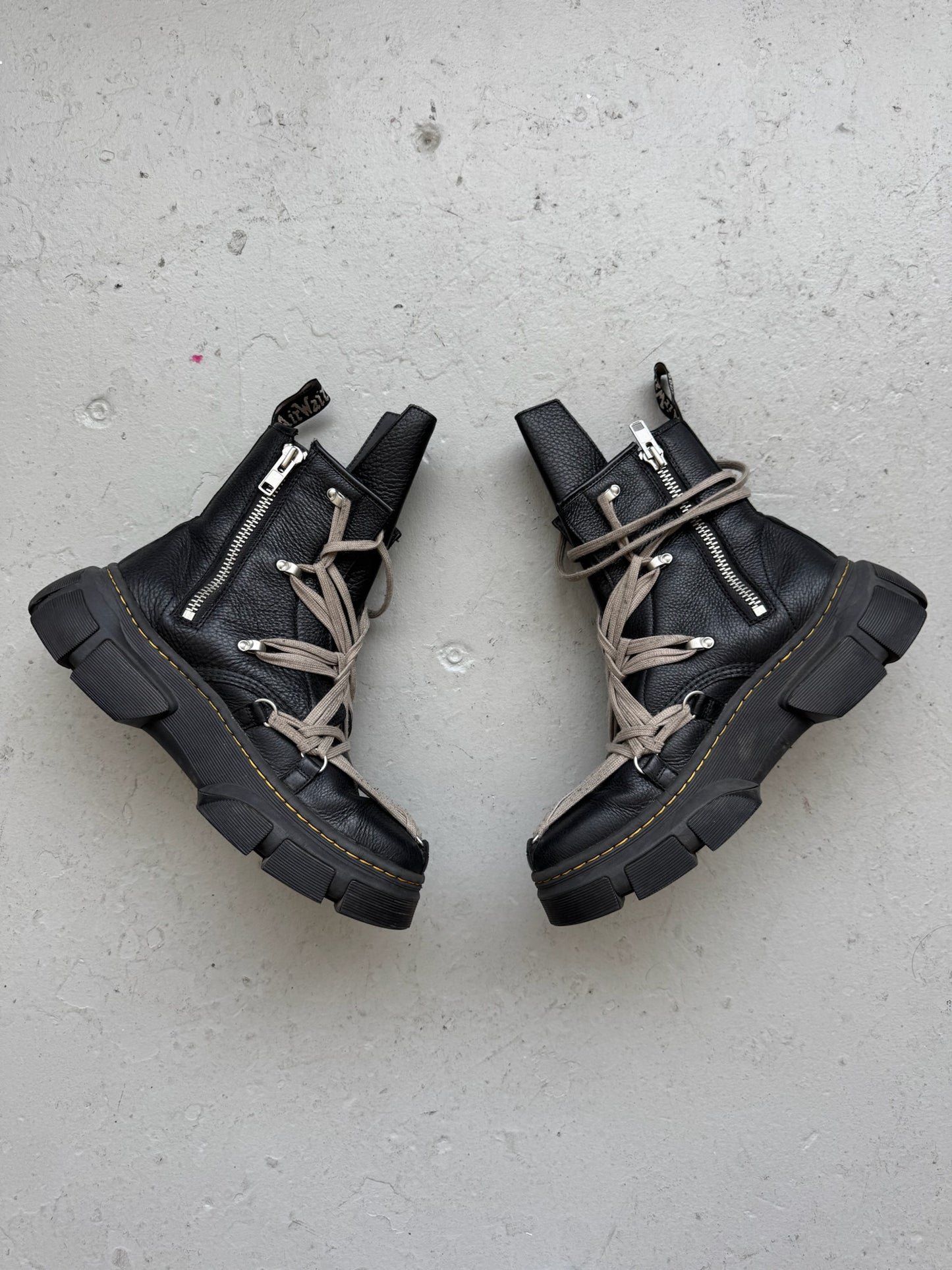 Rick Owens Doc Martens 1460 Bex Sole Boots (45)
