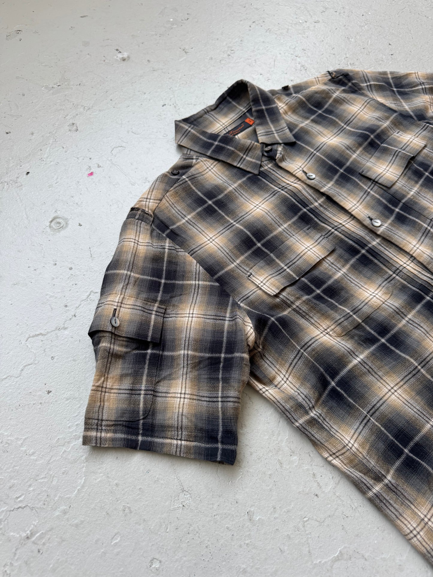 Undercoverism Plaid Short Sleeve Button Up (2)