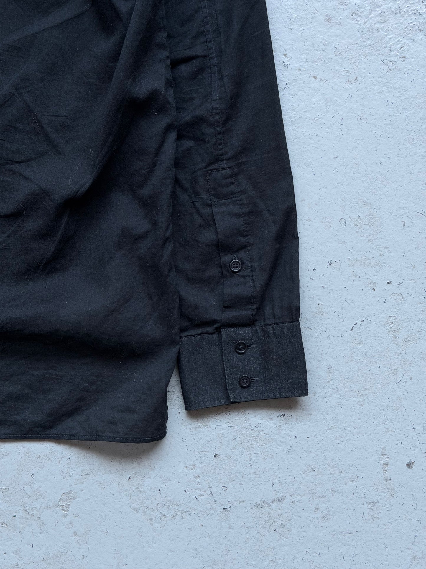 Balmain Decarnin Black Chest Pocket Button Up (39)