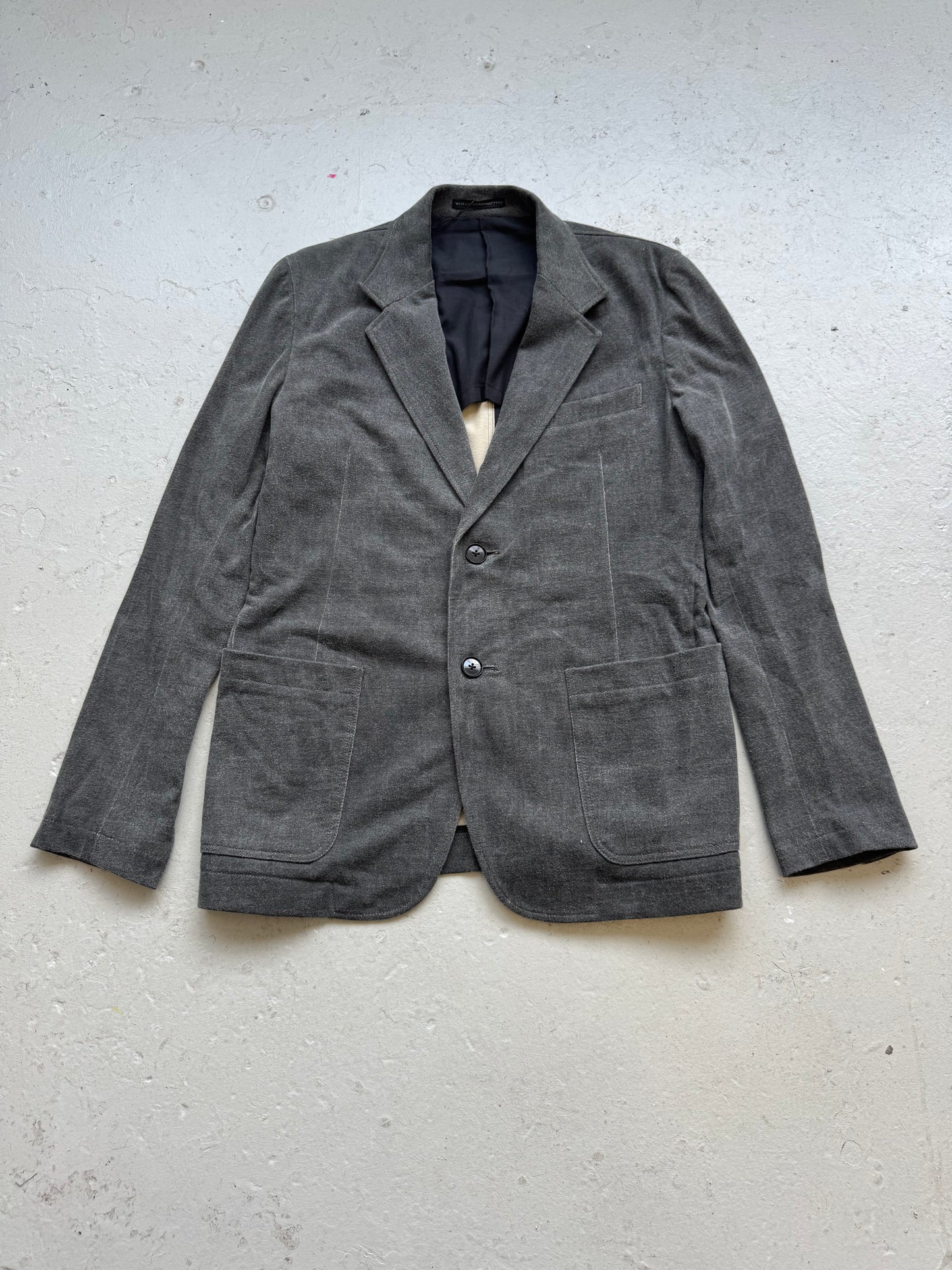 Yohji Yamanoto Y's Grey Blazer (3)