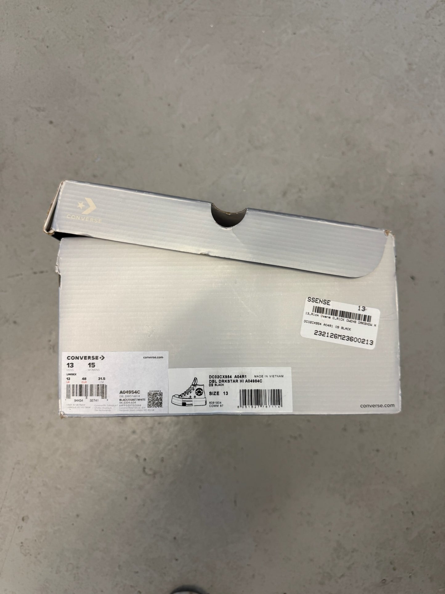 Rick Owens x Converse DBL Darkstar Sneakers (13)