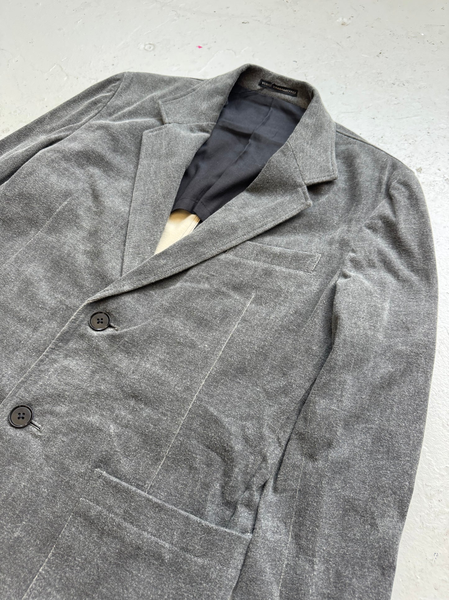 Yohji Yamanoto Y's Grey Blazer (3)