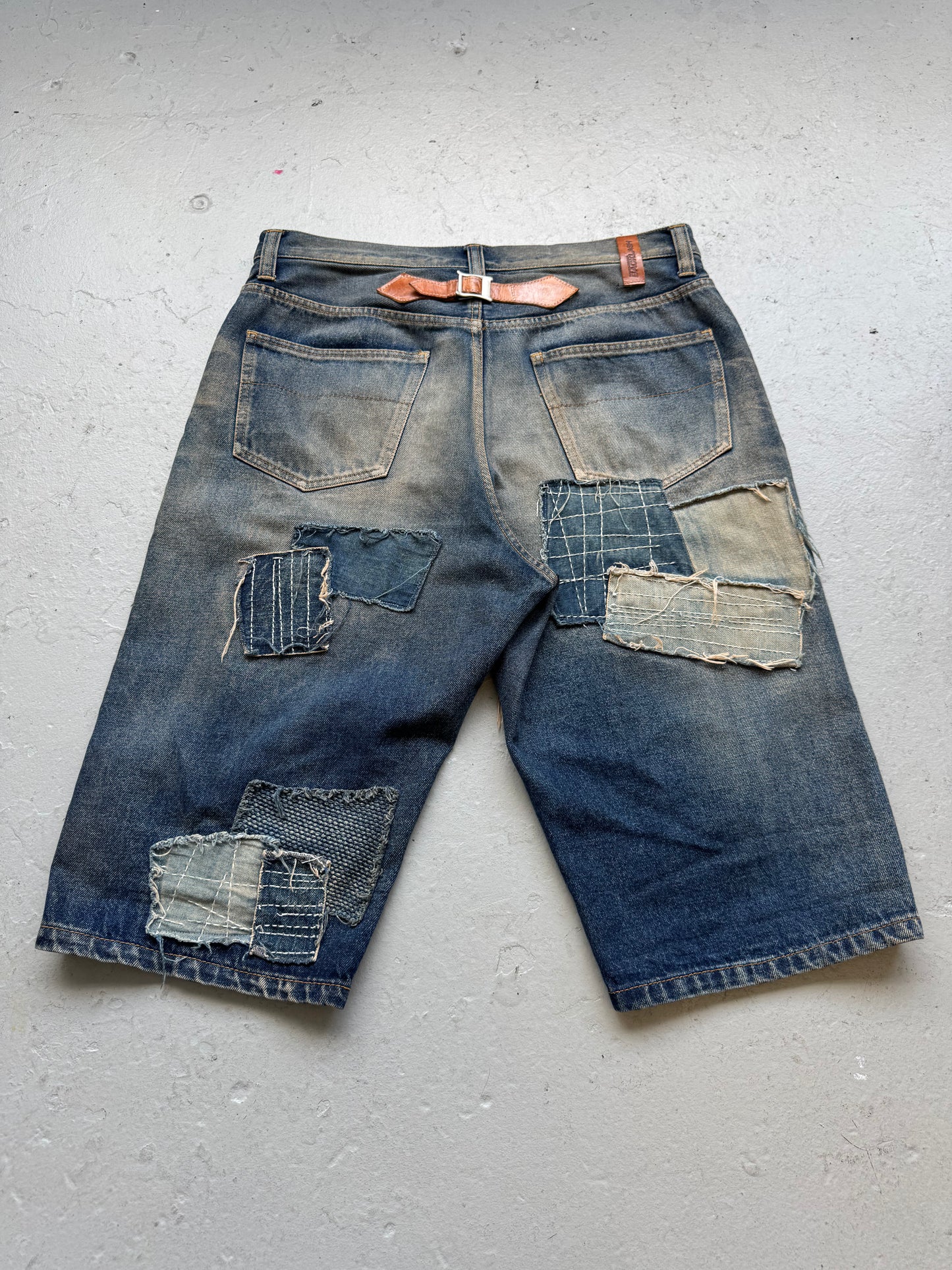 Isamu Katayama Backlash Patchwork Shorts (34)