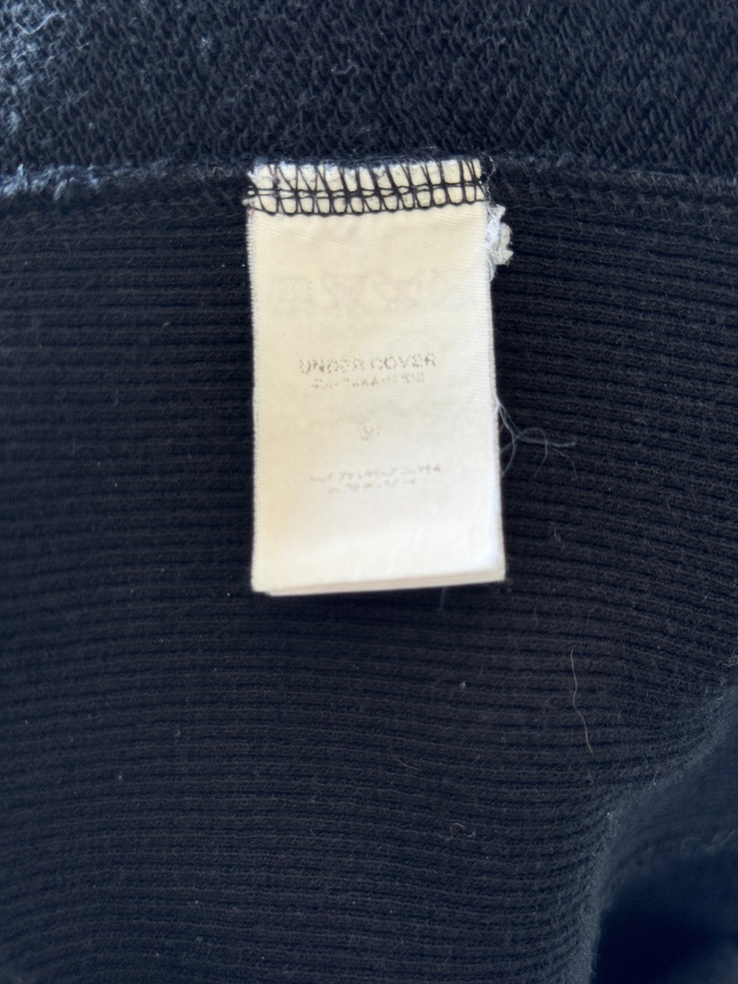 Undercover 2000 Go Fuck Yourself Black Raglan Sleeve Shirt (L)