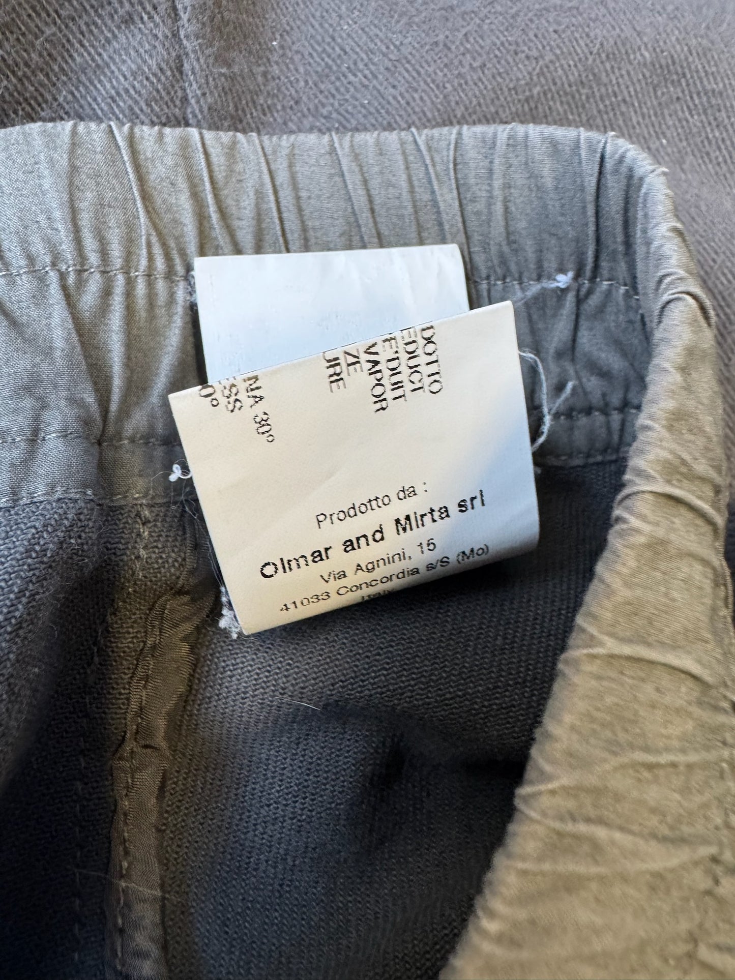 Rick Owens FW12 Mountain Dark Dust Cotton Pod Shorts (52)