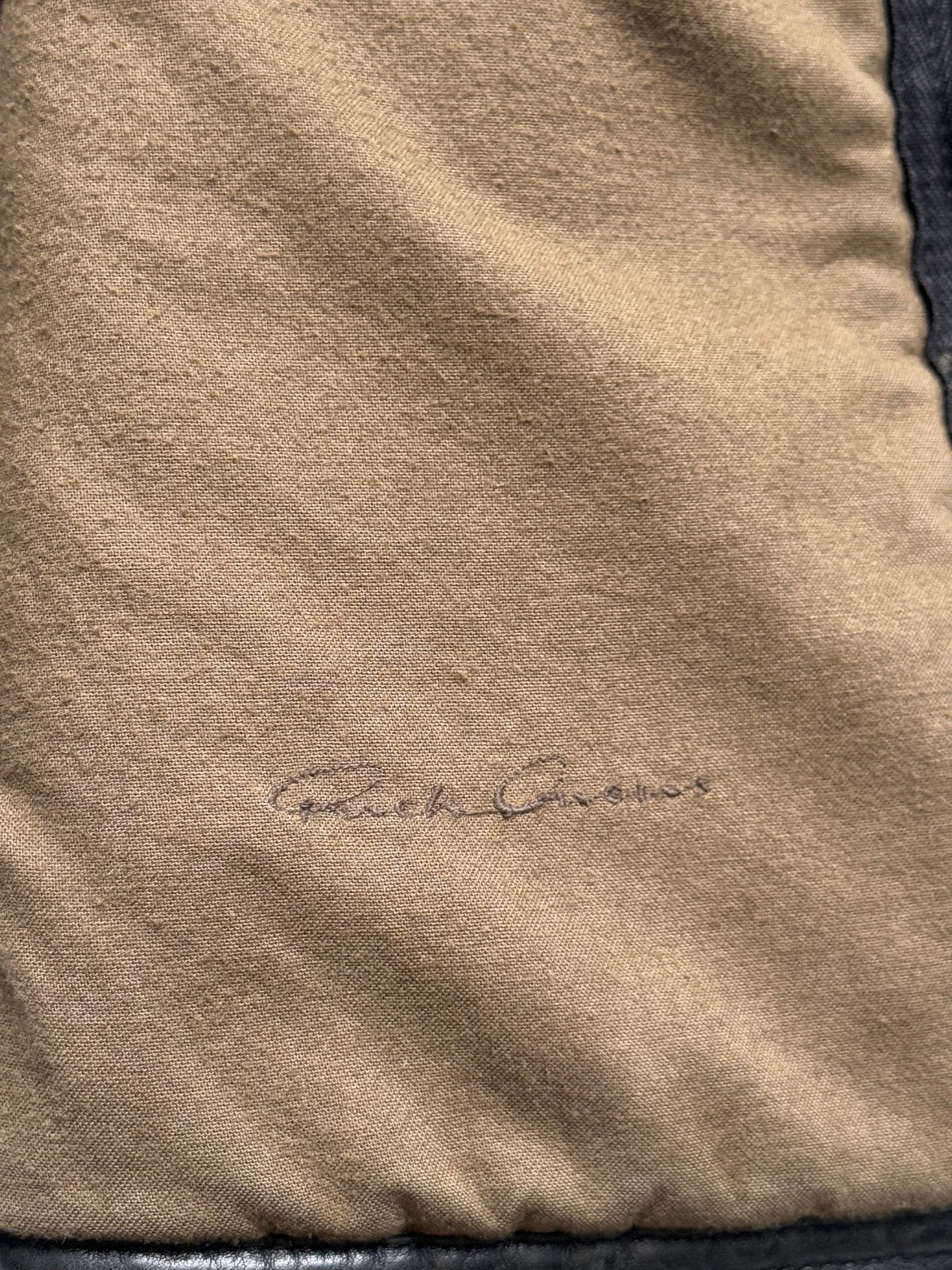 Rick Owens Calf and Lamb Sherling Jacket (46)