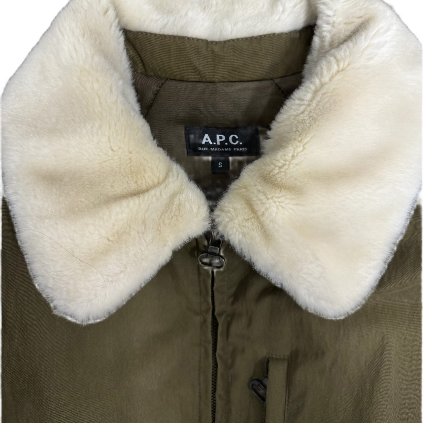 APC Military Green Down Jacket (S)