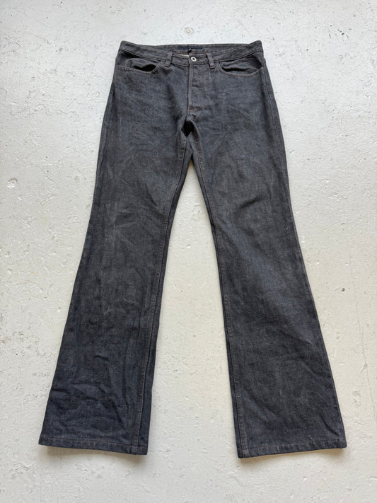 RIPVANWINKLE Grey Denim With Brown Stitching (30)