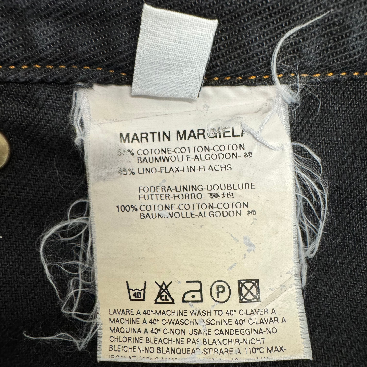 Maison Martin Margiela SS03 Artisanal Reconstructed Inside-Out Denim (42)