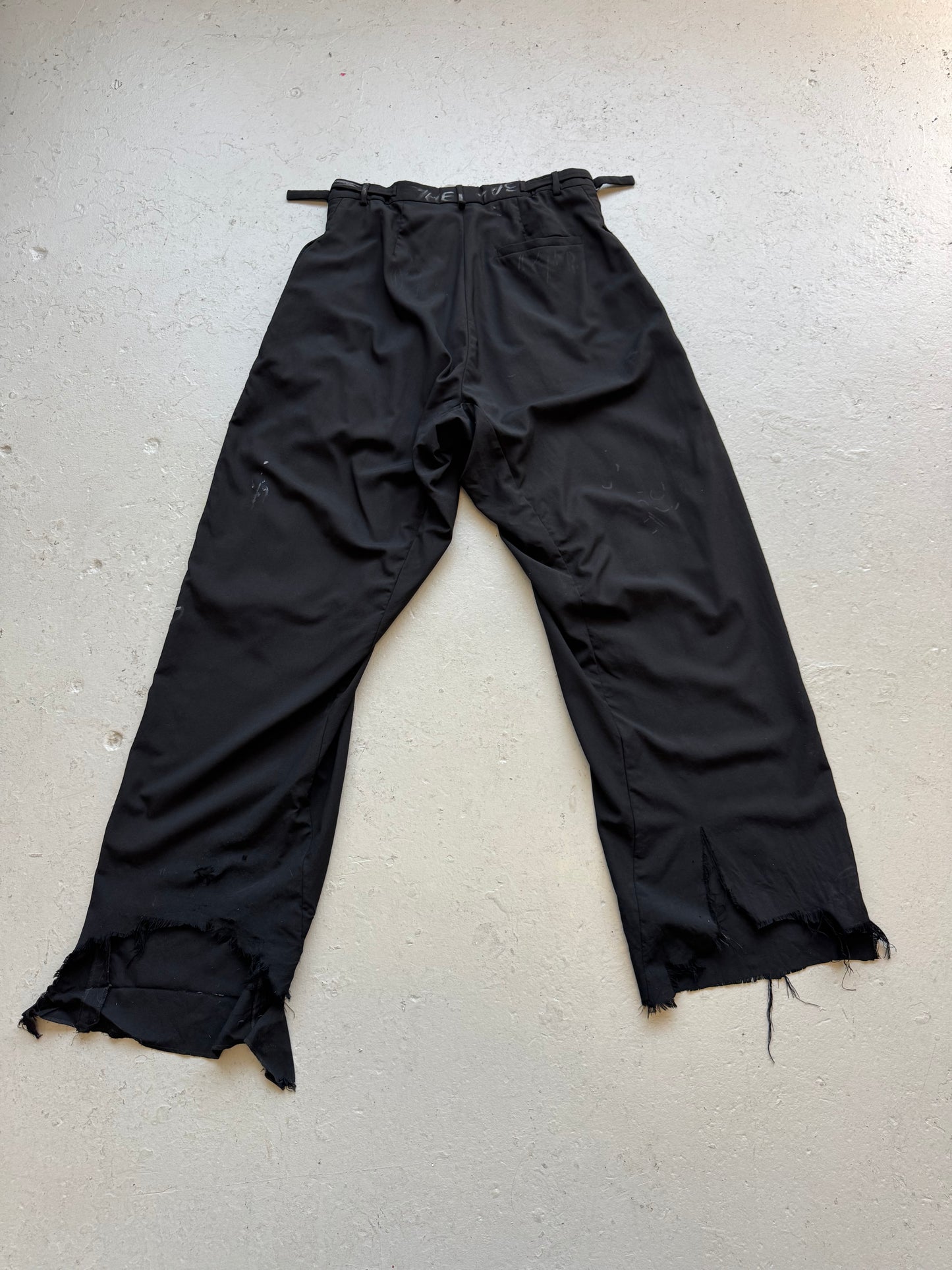 Balenciaga Graffiti Wool Skater Trousers (S)