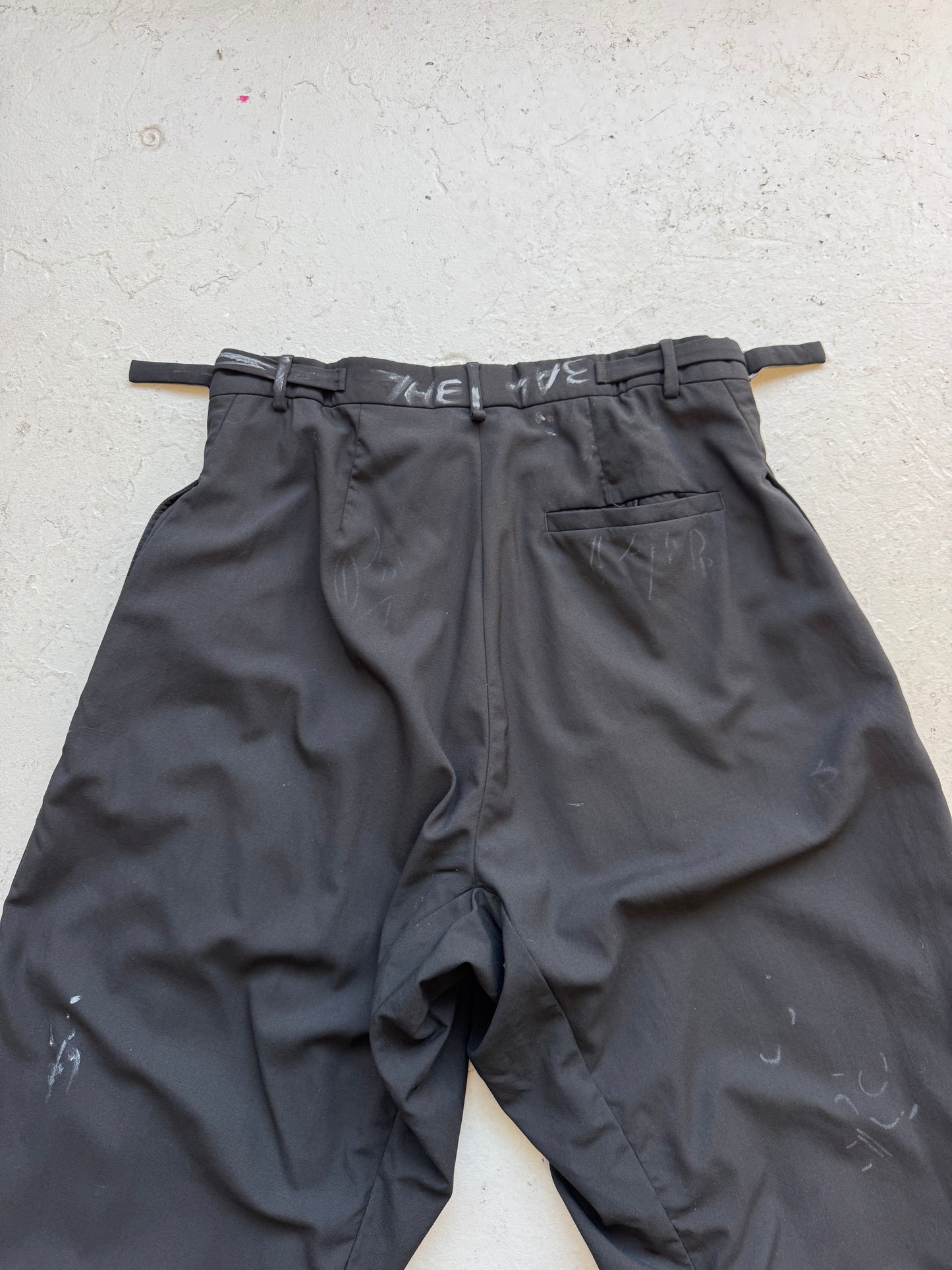 Balenciaga Graffiti Wool Skater Trousers (S)