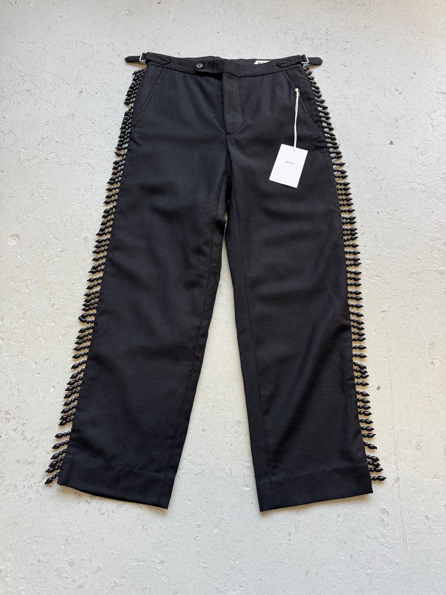 Bode Beaded Wool Trousers (30)