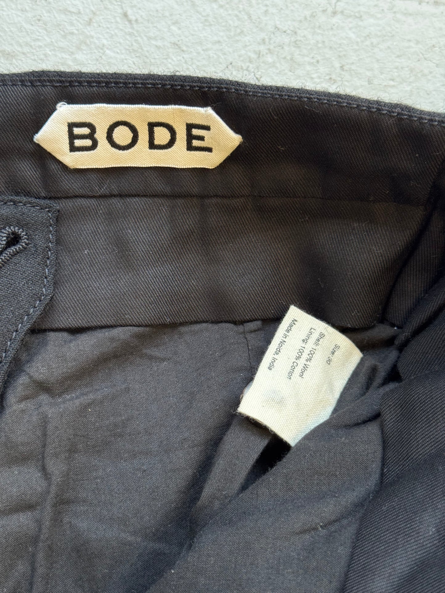Bode Beaded Wool Trousers (30)