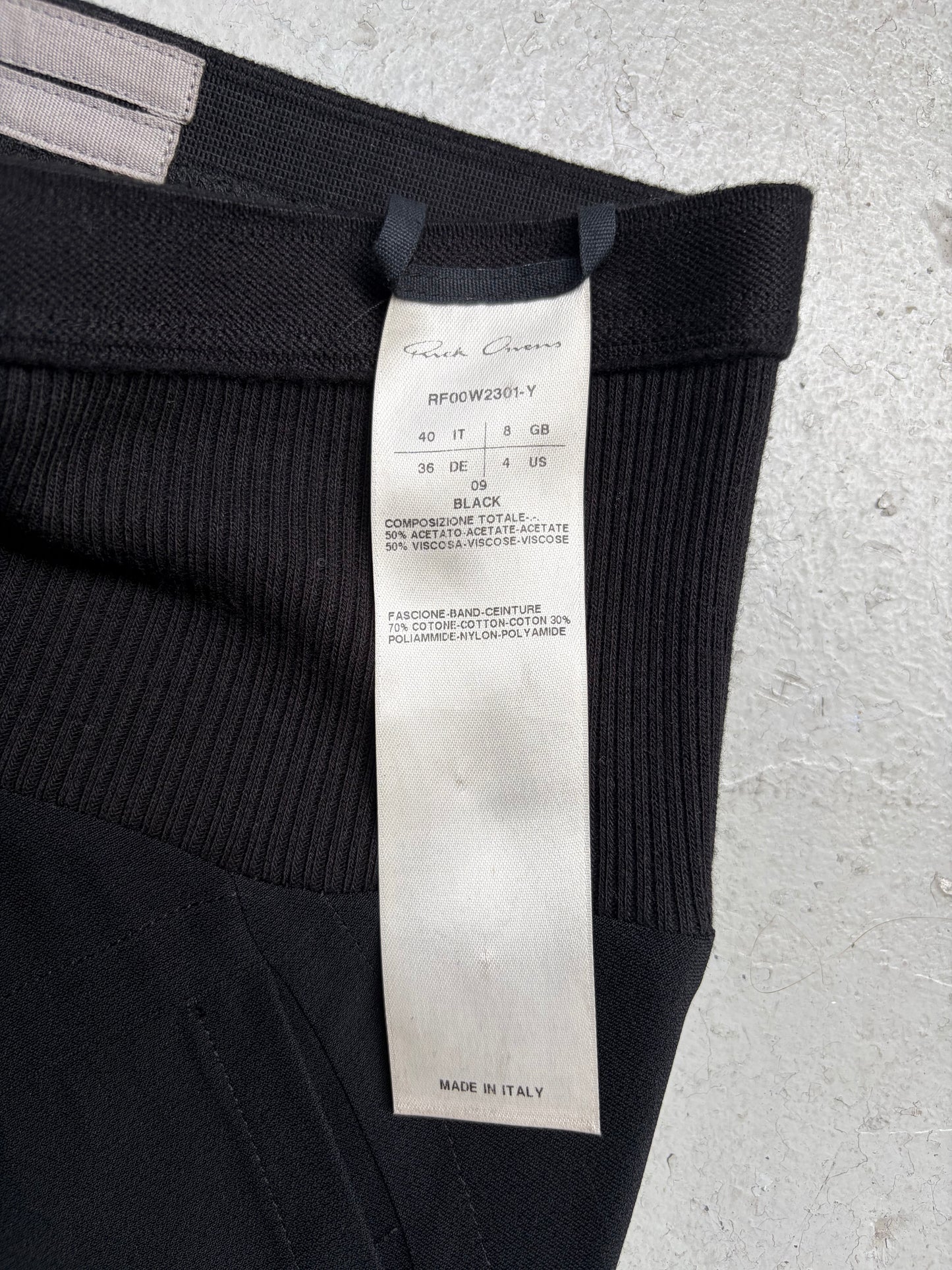 Rick Owens Forever Viscose Pants (40)