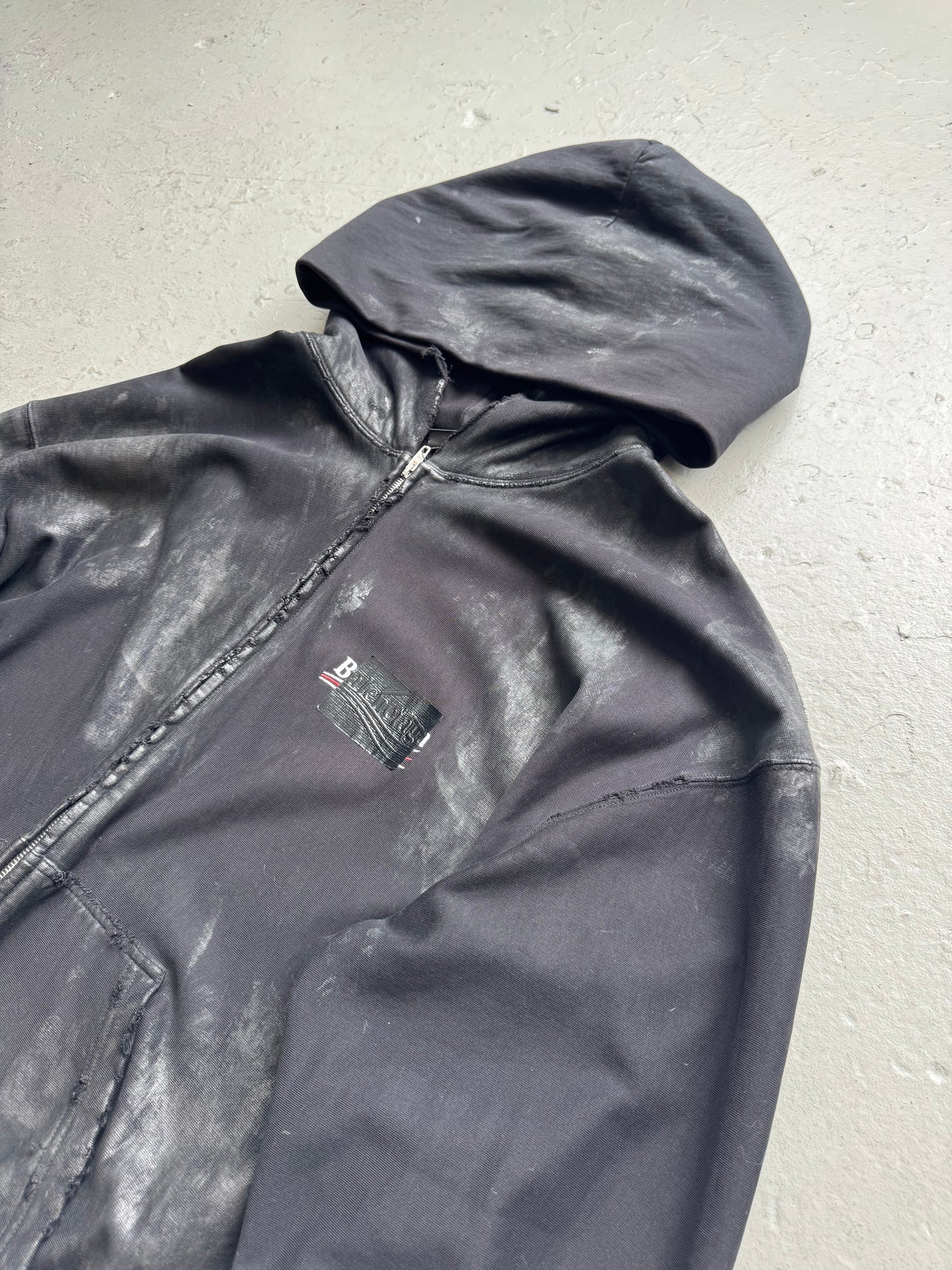 Balenciaga Gaffer Zip Up Hoodie (XL)