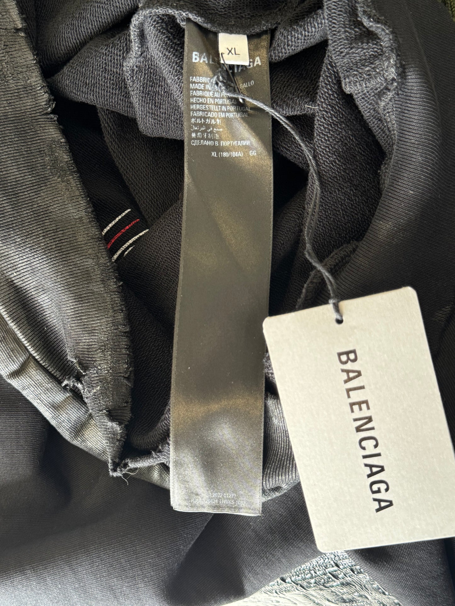 Balenciaga Gaffer Zip Up Hoodie (XL)