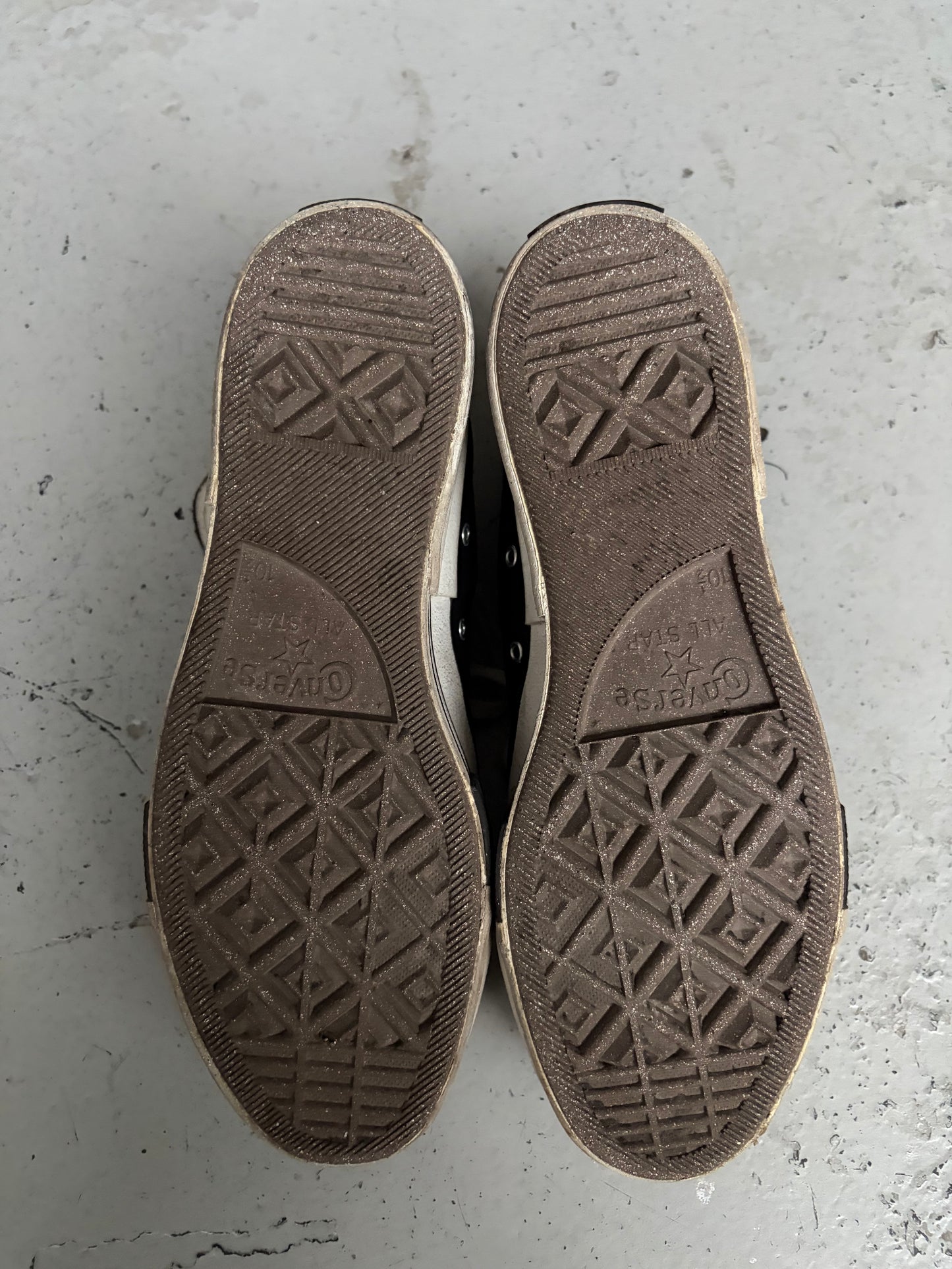 Rick Owens DRKSHDW DRKSTAR Converse (10.5)