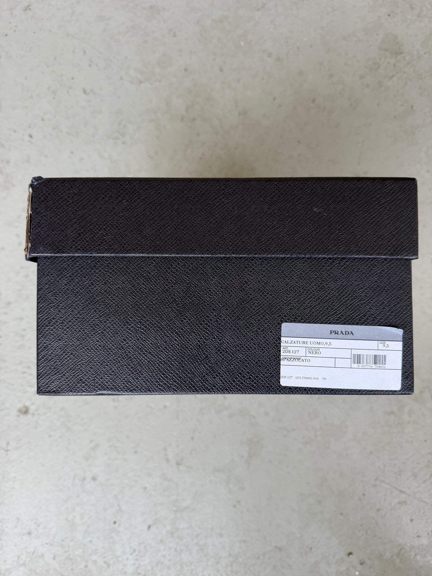 Prada Chocolate Brushed Leather Loafers (9.5)