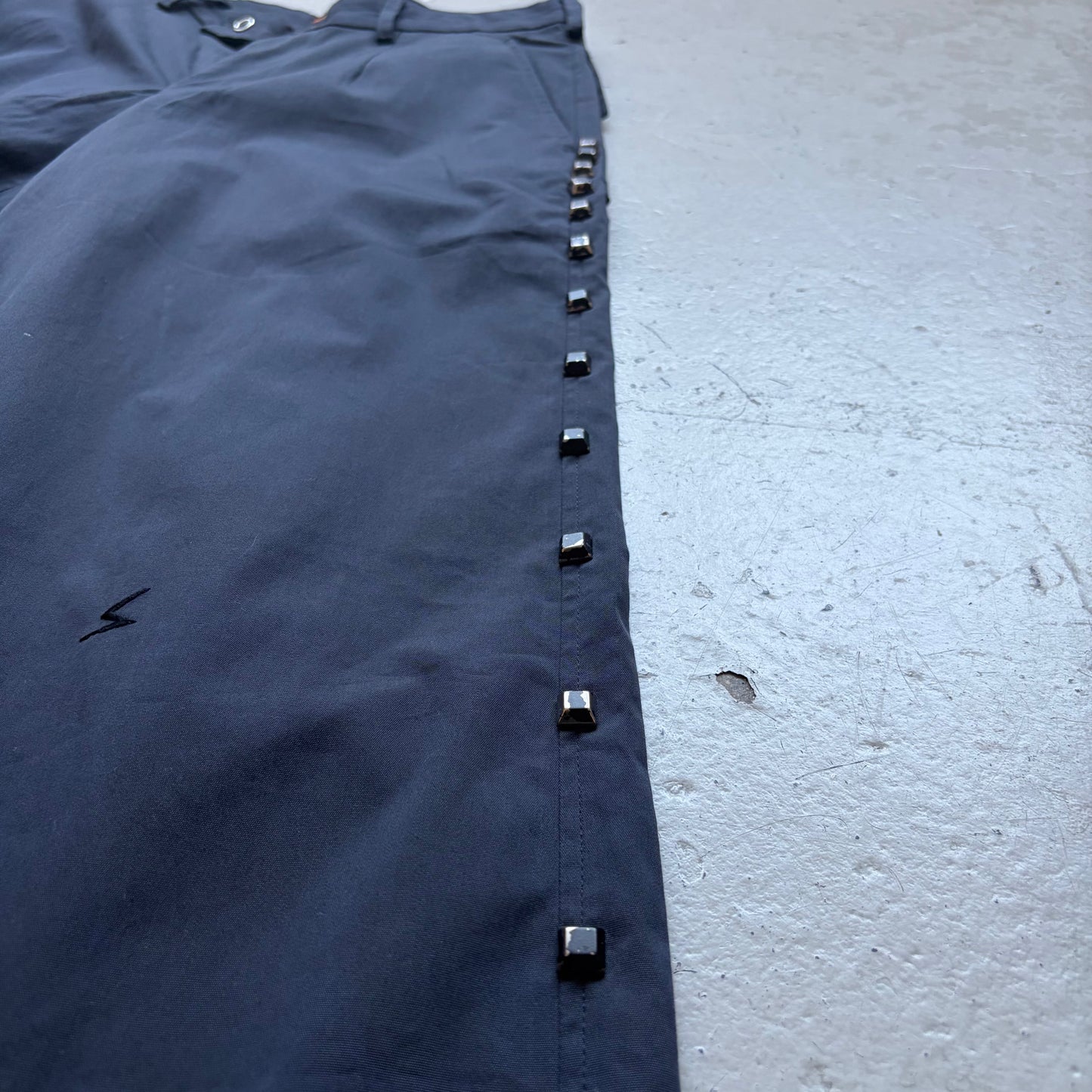 Undercover SS06 Studded Wide Flared Pants (2)