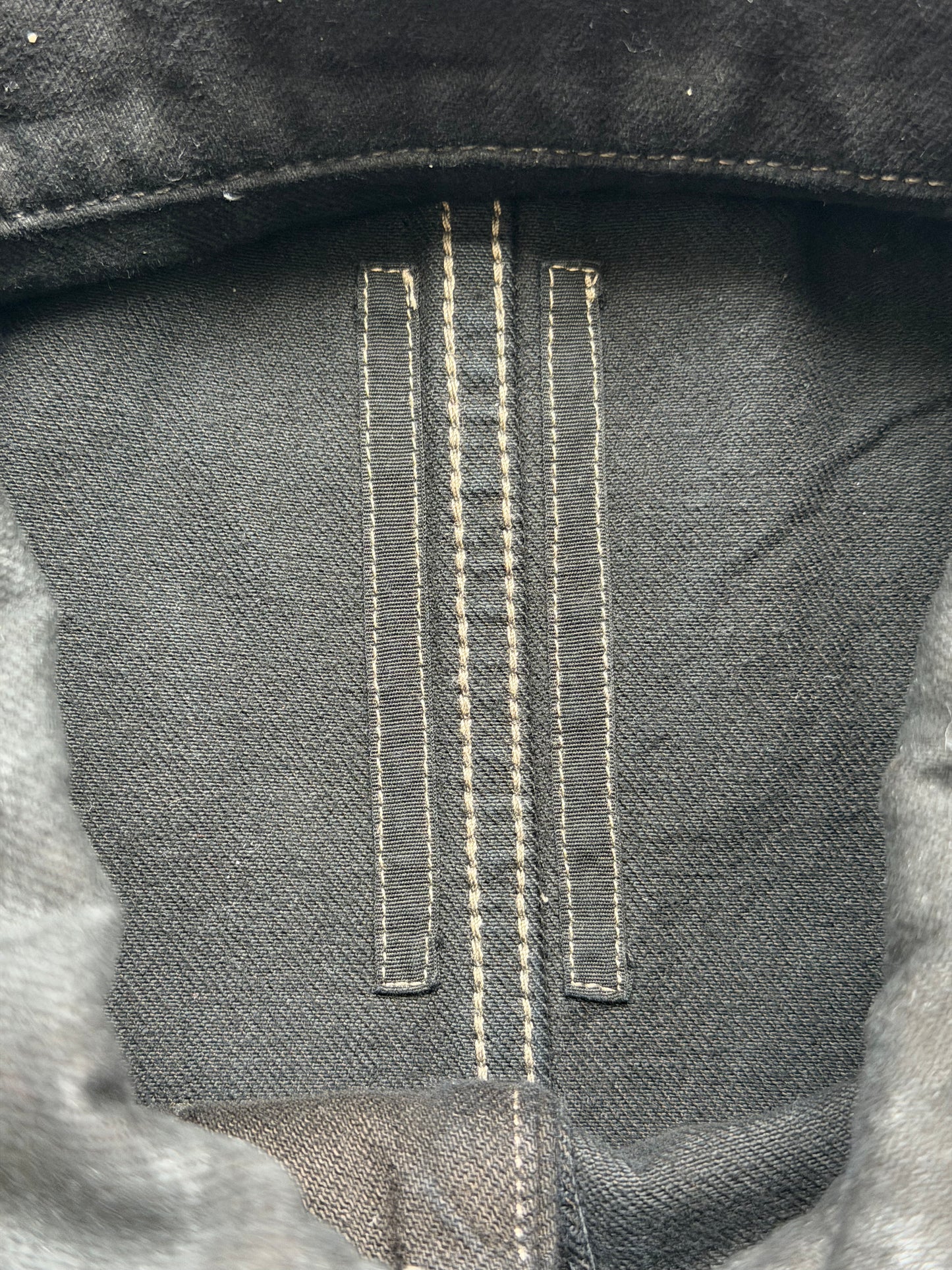 Rick Owens DRKSHDW SS23 Sleeveless Waxed Jumbo Worker Jacket (S)