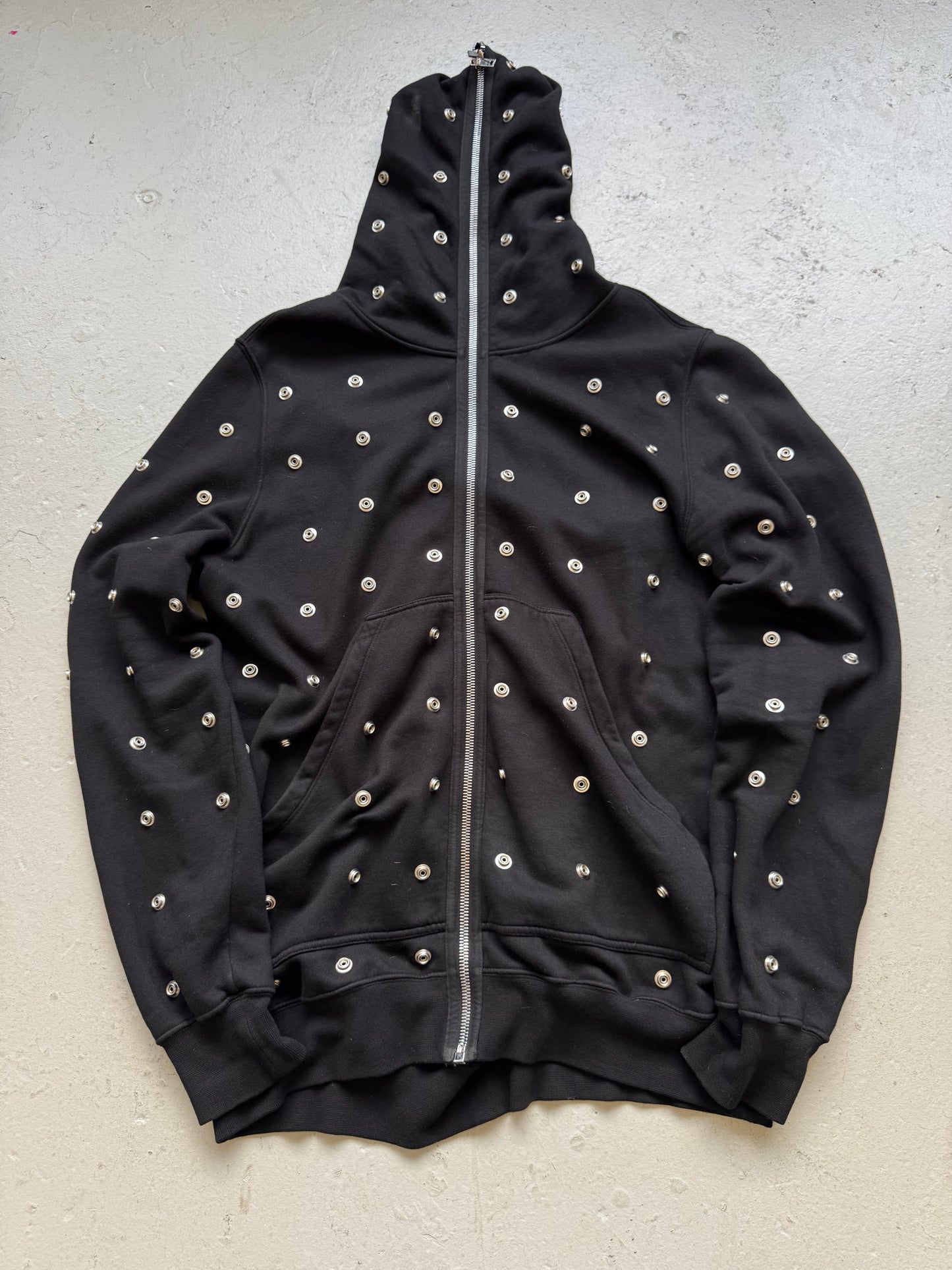 Rick Owens DRKSHDW Black Press Stud Gimp (L)
