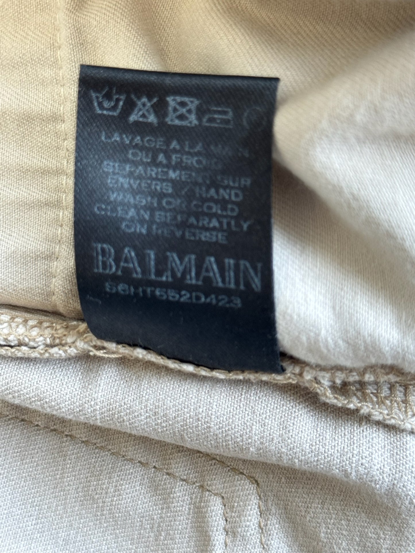 Balmain AW14 Cargo Biker Pants (30)