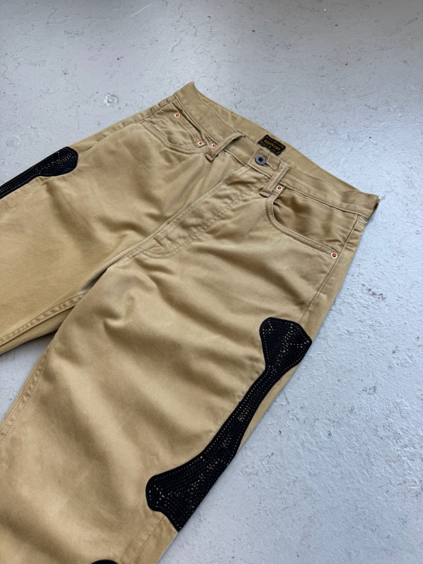 Kapital Khaki Bone Pants (30)