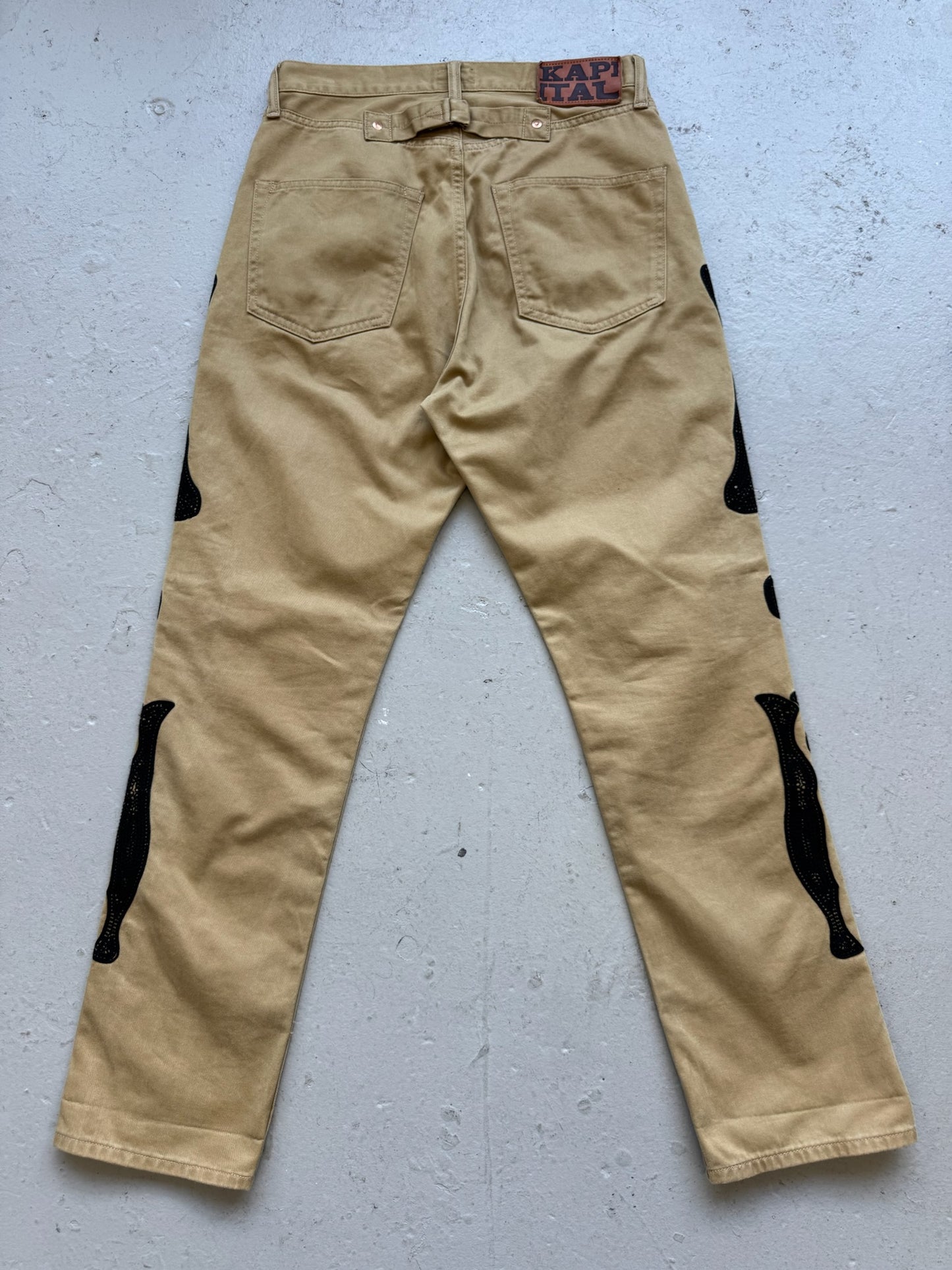 Kapital Khaki Bone Pants (30)