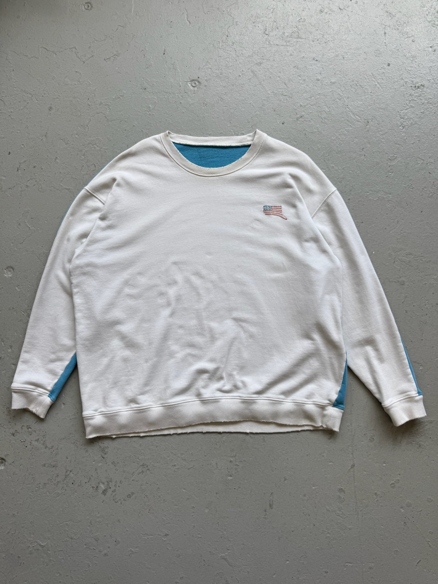 Kapital Blue/Yellow Skeleton Sweatshirt (F)