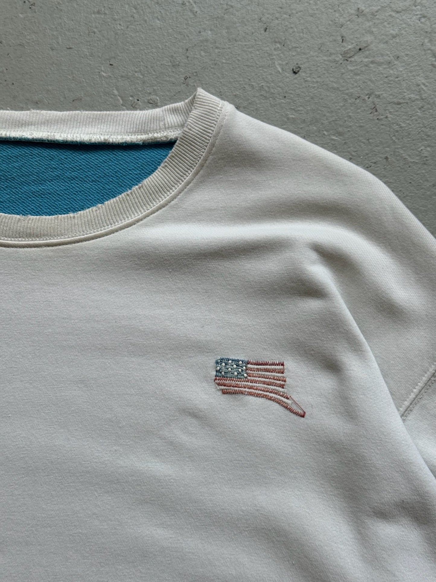 Kapital Blue/Yellow Skeleton Sweatshirt (F)