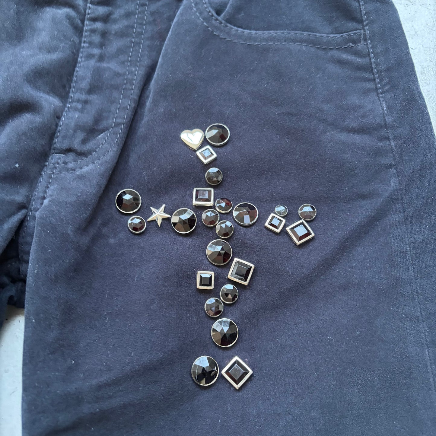 Junya Watanabe X CDG Man 2003 Gem Black Pants (S)